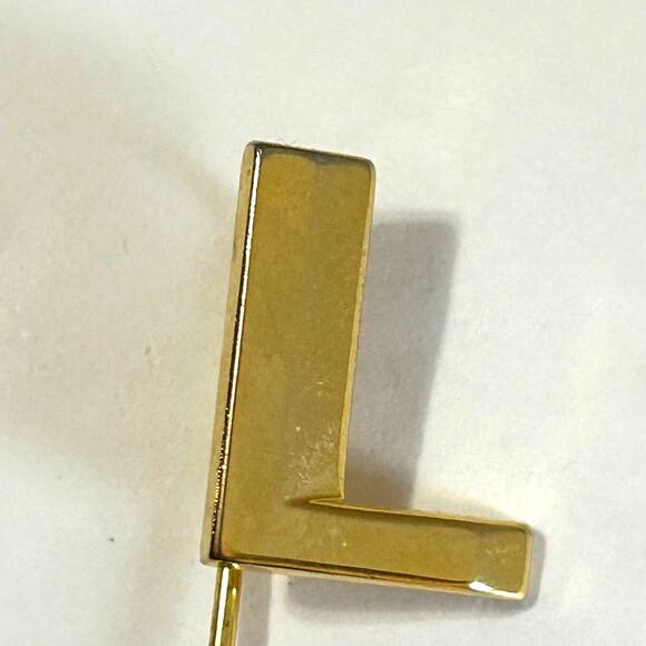 Vintage Monogram "L" Hat Pin Stick Pin - Picture 2 of 7